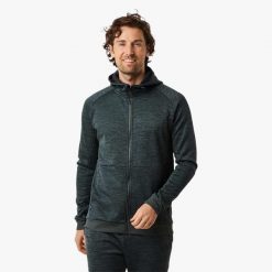 Sweter treningowy męski Swedemount Training Logo Zip Hood II szybkoschnący. Brązowe swetry męskie SWEDEMOUNT, m, bez wzorów, z tkaniny, sportowe, bez kołnierzyka, bez ramiączek. W wyprzedaży za 224.99 zł.