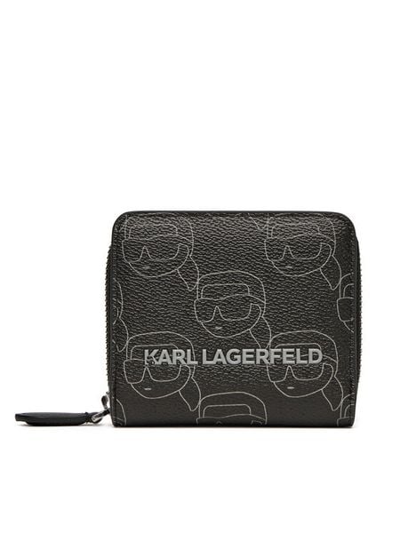 KARL LAGERFELD Portfel A2W32018 Czarny. Czarne portfele damskie KARL LAGERFELD, ze skóry. Za 319.99 zł.