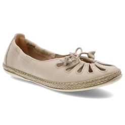 Beżowe Espadryle Armodo Wsuwane Obuwie Damskie. Brązowe sukienki damskie Armodo, na co dzień, z aplikacjami, ze skóry, boho, bez kołnierzyka, bez ramiączek, dopasowane. Za 280.99 zł.