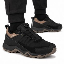 Buty męskie sportowe trekkingowe DK SPIDER BOA SOFTSHELL. Brązowe trekkingi męskie DK, z materiału, bez zapięcia. Za 199.00 zł.