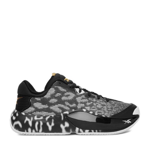 Buty do koszykówki Reebok. Czarne buty sportowe męskie Reebok, bez wzorów, bez zapięcia, do koszykówki. Za 258.99 zł.
