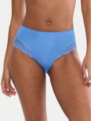 Triumph Figi klasyczne z wysokim stanem Ladyform Soft 10224859 Niebieski. Niebieskie majtki damskie Triumph, z syntetyku. Za 129.99 zł.