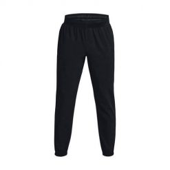 Spodnie sportowe męskie Under Armour Stretch Woven. Czarne spodnie sportowe męskie Under Armour, m, bez wzorów, z dresówki. Za 438.00 zł.