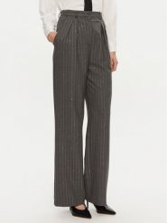 Simona Corsellini Spodnie materiałowe A24CPPA014 Szary Wide Leg. Szare spodnie materiałowe damskie SIMONA CORSELLINI, bez wzorów, z materiału. Za 1,119.00 zł.