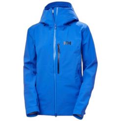 Damska kurtka turystyczna Helly Hansen Verglas BC. Niebieskie kurtki sportowe damskie Helly Hansen, na zimę, xl, bez wzorów, z dzianiny, bez ramiączek, bez kaptura, narciarskie. Za 1,341.50 zł.