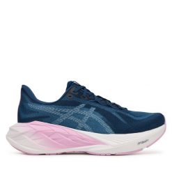 Buty do biegania Asics. Niebieskie obuwie sportowe damskie Asics, bez wzorów, bez zapięcia, do biegania. Za 569.99 zł.