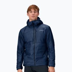 Kurtka ocieplana męska NORRONA Faketind Thermo40 Zip Hood. Niebieskie kurtki męskie NORRONA, m, bez wzorów, z materiału, bez kaptura. Za 1,139.00 zł.
