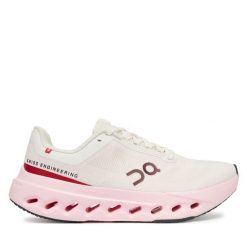 Buty do biegania On. Czerwone obuwie sportowe damskie On, bez wzorów, bez zapięcia, do biegania. Za 719.99 zł.