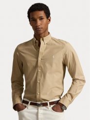 Polo Ralph Lauren Koszula 710929348501 Beżowy Regular Fit. Brązowe koszule męskie Polo Ralph Lauren, m, bez wzorów, z bawełny, biznesowe, bez kołnierzyka, bez ramiączek. Za 639.99 zł.