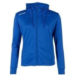 Damska bluza dresowa z kapturem zapinana na zamek błyskawiczny Stanno Field. Niebieskie bluzy damskie STANNO, s, bez wzorów, z dresówki, bez ramiączek, z kapturem. Za 183.00 zł.