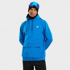 Kurtka narciarsko-snowboardowa W3 Ollie. Niebieskie kurtki męskie SIROKO, l, bez wzorów, z softshellu, bez kaptura, narciarskie. W wyprzedaży za 367.95 zł.