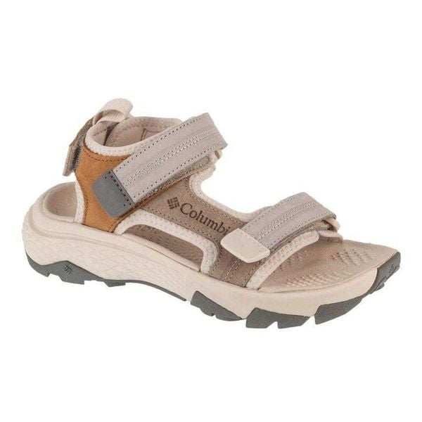 Damskie Skórzane Sandały Peakfreak Rush. Brązowe sandały damskie Columbia, bez wzorów, z materiału, z otwartym noskiem, bez obcasa, bez zapięcia. Za 457.99 zł.