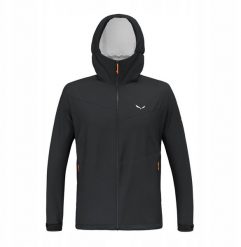 Kurtka Puez Aqua 4 PTX 2.5L-black out-50 (L) SALEWA. Czarne kurtki męskie Salewa, l, bez wzorów, bez kaptura. Za 524.75 zł.