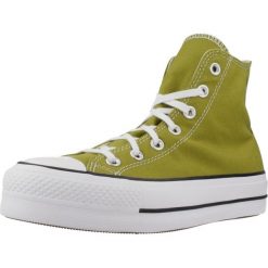 Tenisówki Converse Model Chuck Taylor All Star Lift Hi Kolor Zielony. Zielone trampki i tenisówki damskie Converse, bez wzorów, z tkaniny, bez zapięcia. Za 357.05 zł.