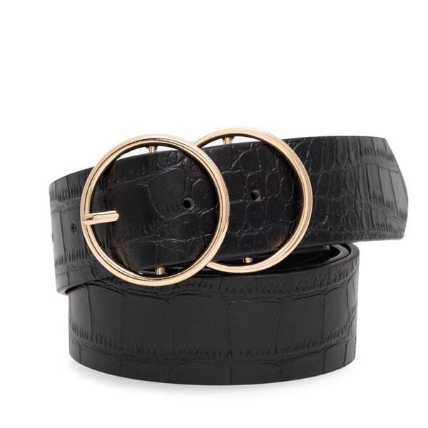 Pasek Damski Jenny Fairy. Czarne paski damskie Jenny Fairy, bez wzorów. Za 49.99 zł.