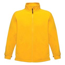 Męska kurtka polarowa Thor III (Glowlight). Żółte kurtki męskie Regatta, l, bez wzorów, z materiału, sportowe, bez kaptura. Za 82.99 zł.