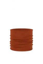 Komin chusta z wełny merino gruby heavyweight. Brązowe szaliki męskie Buff, bez wzorów, z materiału. Za 158.99 zł.