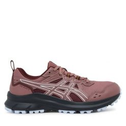 Buty do biegania Asics. Czerwone obuwie sportowe damskie Asics, bez wzorów, bez zapięcia, do biegania. Za 249.99 zł.