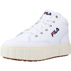 Tenisówki Fila Model Sandblast Mid Kolor Biały. Białe trampki i tenisówki damskie Fila, bez wzorów, ze skóry, bez zapięcia. Za 179.00 zł.