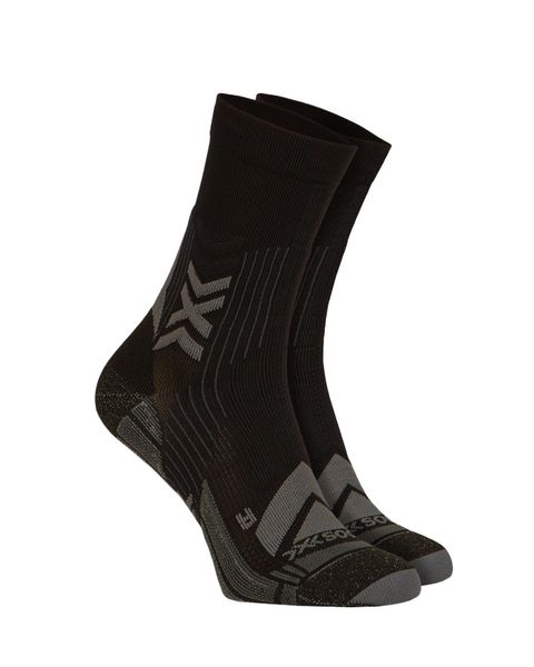 Skarpety X-Socks Hike Expert Silver Crew Black. Czarne skarpetki damskie X-Socks, bez wzorów, ze skóry. Za 172.55 zł.