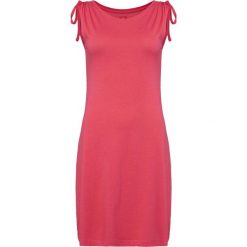 Sukienka damska LOAP Asanura - różowa, rozmiar M. Czerwone sukienki damskie LOOP, m, bez wzorów, sportowe, bez kołnierzyka, bez ramiączek, sportowe. Za 157.99 zł.