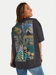 Billabong T-Shirt Daydream Away EBJZT00482 Szary Loose Fit. Szare t-shirty damskie Billabong, s, bez wzorów, z bawełny, bez kołnierzyka, bez ramiączek. Za 189.99 zł.