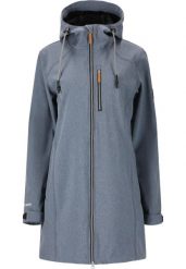 Damska wodoodporna kurtka softshell Whistler Thora. Niebieskie kurtki sportowe damskie Whistler, bez wzorów, z materiału, bez ramiączek, bez kaptura, do biegania. Za 359.50 zł.