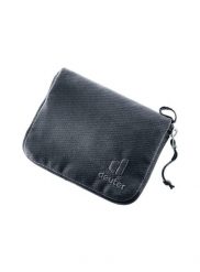 Portfel Deuter Zip Wallet - black/desert. Czarne portfele męskie Deuter, bez wzorów, z poliamidu. Za 82.49 zł.