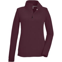 Bluza damska Killtec KSW 101 WMN FLC SHRT. Brązowe bluzy damskie KILLTEC, bez wzorów, bez ramiączek, bez kaptura. W wyprzedaży za 89.99 zł.