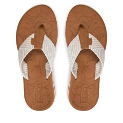 Japonki Roxy. Obuwie sportowe damskie Roxy, bez wzorów, bez zapięcia. Za 119.99 zł.