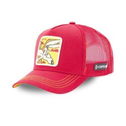 Czapka z daszkiem Capslab Looney Tunes Wile E Coyote Trucker CL/LOO5/1/COY1. Czerwone czapki damskie CapsLab, bez wzorów, sportowe. Za 149.00 zł.