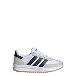 Buty Run 70s 2.0. Białe buty zimowe męskie Adidas, bez wzorów, z materiału, bez obcasa, bez zapięcia. Za 239.00 zł.