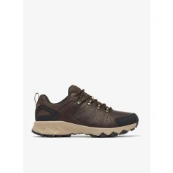 Buty turystyczne męskie Columbia Peakfreak II Outdry Leather. Szare buty zimowe męskie Columbia, bez wzorów, bez obcasa, bez zapięcia. Za 424.99 zł.