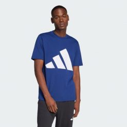 Koszulka Essentials Big Logo. Białe koszulki sportowe męskie Adidas, m, bez wzorów, z bawełny, bez ramiączek, na fitness i siłownię. Za 119.00 zł.