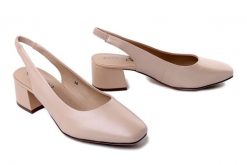 Caprice 9-29500-42 433 beige perlato, czółenka damskie. Brązowe czółenka damskie Caprice, bez wzorów, ze skóry, eleganckie, bez obcasa, bez zapięcia. Za 299.90 zł.