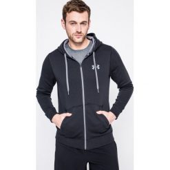 Under Armour - Bluza Rival Fitted Full Zip. Niebieskie bluzy męskie Under Armour, l, bez wzorów, z bawełny, bez ramiączek, z kapturem. W wyprzedaży za 179.90 zł.