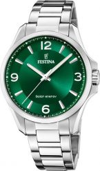 Zegarek Festina Zegarek męski Festina F20656-3 srebrny. Szare zegarki męskie Festina, bez wzorów, srebrne. Za 585.00 zł.