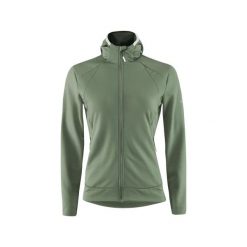 Kurtka polarowa z kapturem z wełny merino damska Löffler. Zielone kurtki sportowe damskie LOFFLER, na zimę, l, bez wzorów, z polaru, bez ramiączek, z kapturem, narciarskie. Za 647.00 zł.