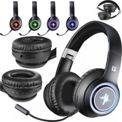 Słuchawki Defender Słuchawki z mikrofonem Defender FREEMOTION B571 bezprzewodowe Bluetooth podświetlane + MP3 Player + mikrofon, czarne. Czarne słuchawki bezprzewodowe Defender. Za 84.71 zł.