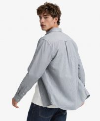 Superdry Klasyczna koszula Oxford z długim rękawem z bawełny organicznej. Koszule damskie Superdry, xl, bez wzorów, z bawełny, klasyczne, bez kołnierzyka, bez ramiączek. Za 301.95 zł.