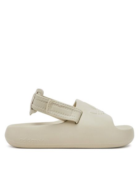 Adidas Sandały adilette IG8429 Beżowy. Brązowe sandały damskie Adidas, bez wzorów, z syntetyku, bez obcasa, na płaskiej podeszwie, bez zapięcia. Za 189.99 zł.