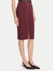 Patrizia Pepe Spódnica ołówkowa 8G0485 A025 Bordowy Regular Fit. Czerwone spódnice damskie Patrizia Pepe, bez wzorów, z wiskozy, ołówkowe. Za 849.99 zł.