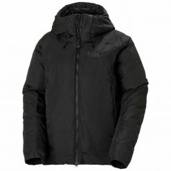 Kurtka damska Helly Hansen Odin Lifa Pro Belay. Czarne kurtki sportowe damskie Helly Hansen, xs, bez wzorów, z tkaniny, bez ramiączek, bez kaptura, narciarskie, primaloft. Za 1,828.50 zł.