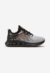 Czarne Buty Sportowe na Grubej Podeszwie Ferita. Czarne buty sportowe męskie Born2be, bez wzorów, bez zapięcia. Za 99.99 zł.