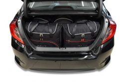 Torby Do Bagażnika Honda Civic Limousine 2017-2021 5Szt Kjust. Czarne torby podróżne damskie KJUST, bez wzorów, z kauczuku. Za 1,511.00 zł.