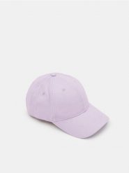 Czapka z daszkiem - różowy. Czerwone czapki damskie Sinsay, bez wzorów. Za 9.99 zł.