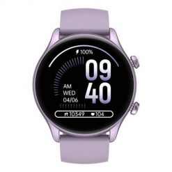 Smartwatch Zeblaze Btalk 3 Plus (fioletowy). Fioletowe, cyfrowe zegarki smartwatch Zeblaze, z aplikacjami, z koronki. Za 99.00 zł.