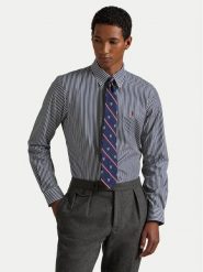 Polo Ralph Lauren Koszula 710929346022 Granatowy Custom Fit. Niebieskie koszule męskie Polo Ralph Lauren, m, bez wzorów, z bawełny, bez kołnierzyka, bez ramiączek. Za 689.99 zł.