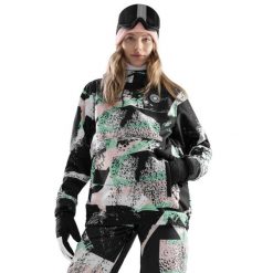 Kurtka snowboardowa damska W1-W Crest. Kurtki sportowe damskie SIROKO, xs, bez wzorów, z softshellu, bez ramiączek, bez kaptura, narciarskie. Za 844.00 zł.