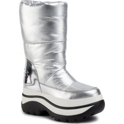 Kozaki MICHAEL MICHAEL KORS - Gamma Bootie 40F9GMFE1M SIlver. Szare kozaki damskie MICHAEL Michael Kors, bez wzorów, z materiału, bez obcasa, bez zapięcia. Za 1,179.00 zł.